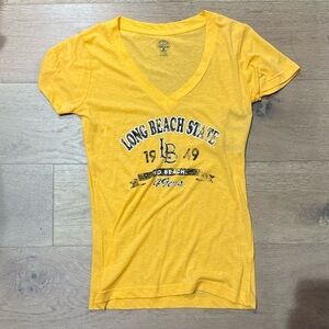 Rivalry Threads Yellow V-Neck Tee